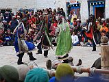 Mustang Lo Manthang Tiji Festival Day 2 09 Hairy Men Dancers